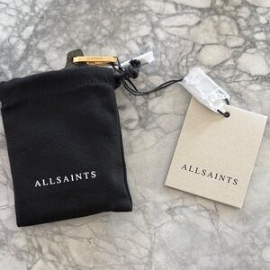 All Saints Remy Snake Wallet - Military Green